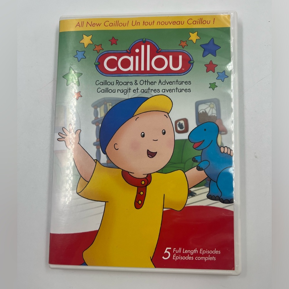 Caillou Roars & Other Adventures DVD